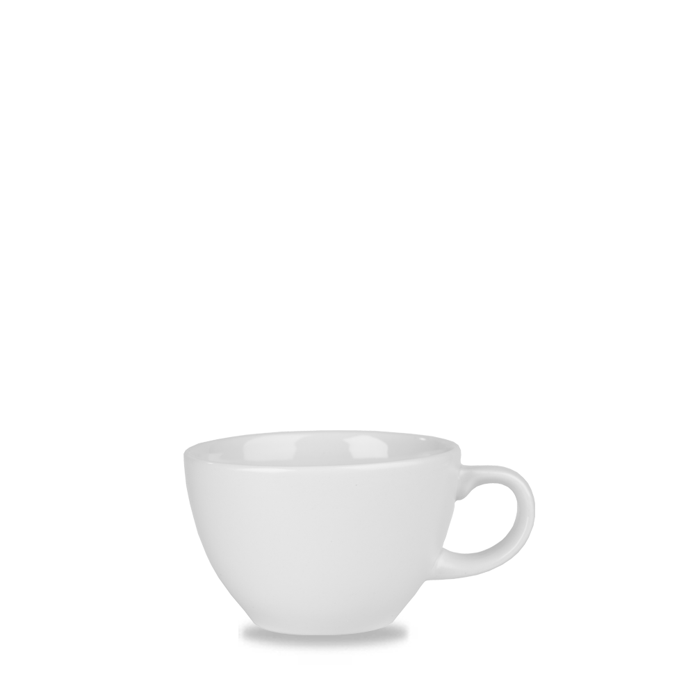 Churchill Super Vitrified Profil Weiß Teetasse 34,08Cl, 12 Stück, Rund