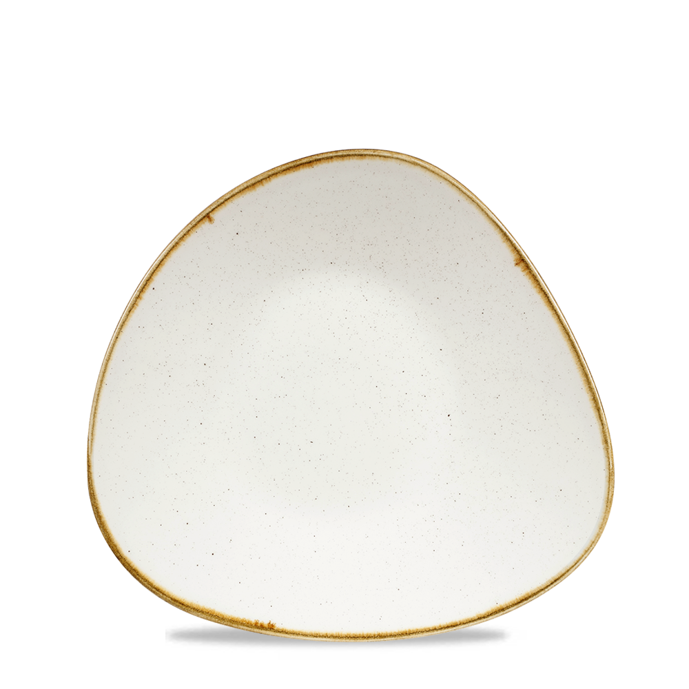 Churchill Super Vitrified Stonecast Barley White Dreiecksschale, 21x21cm, 12 Stück