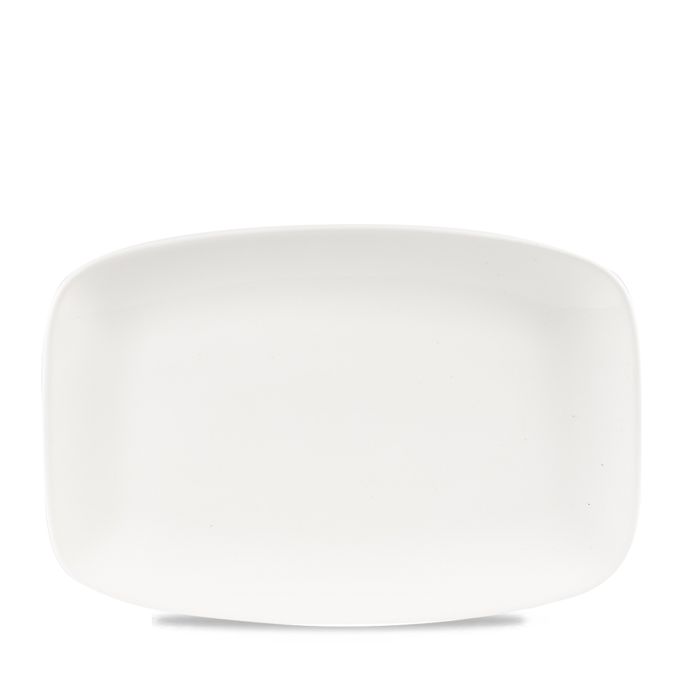 Churchill Super Vitrified X² Weißes Rechteckiges Chef-Teller 30 x 19,9 cm, 6 Stück