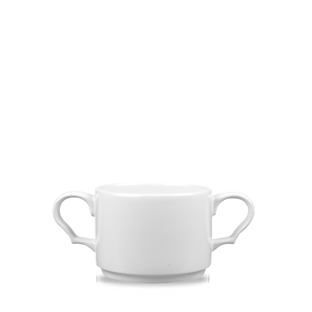 Churchill Future Care Suppentasse, 10 cm/40 cl, 6 Stück, weiß, rund