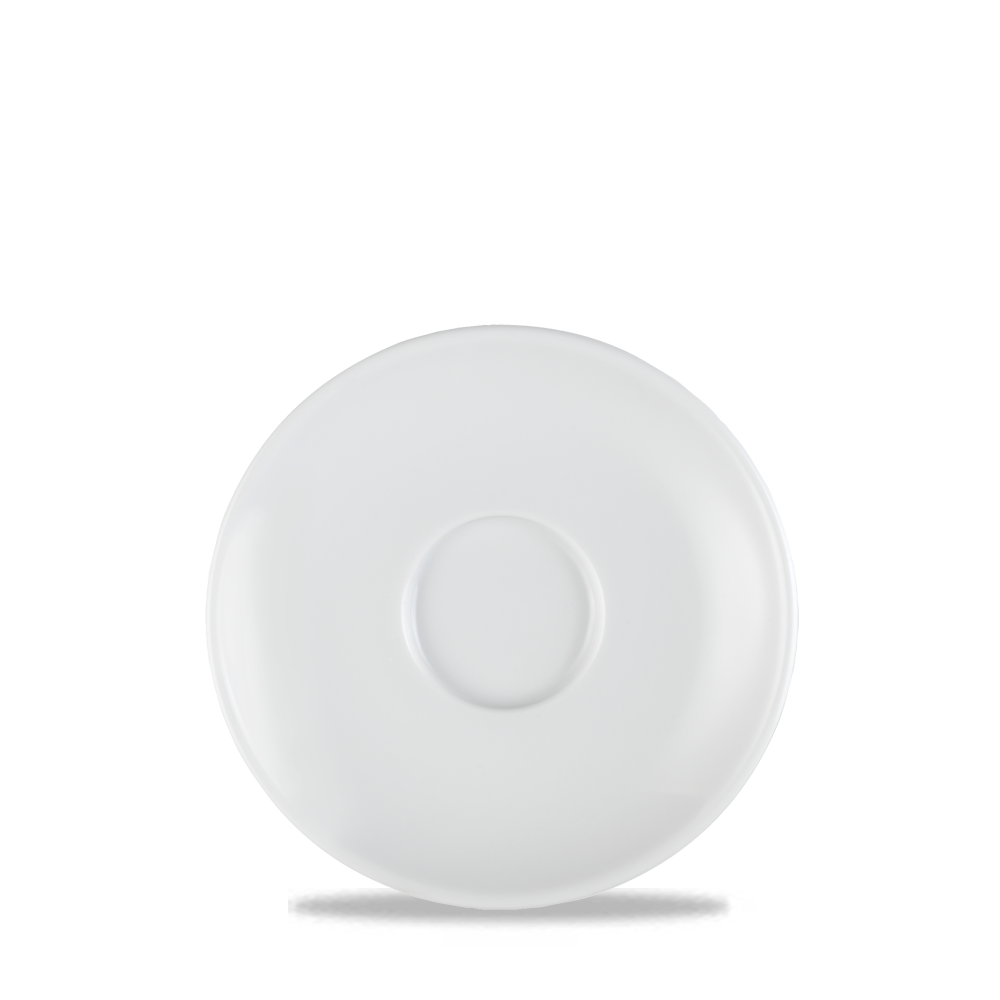 Churchill Art De Cuisine Menu Beverage Porcelain Untere 15Cm, 6 Stück, Weiß, Rund