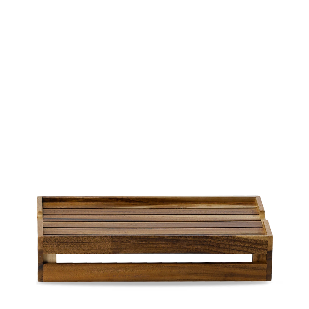 Churchill Buffetscape Wood Large Riser Akazienholz 44,5X18,4X9,4Cm, 2 Stück