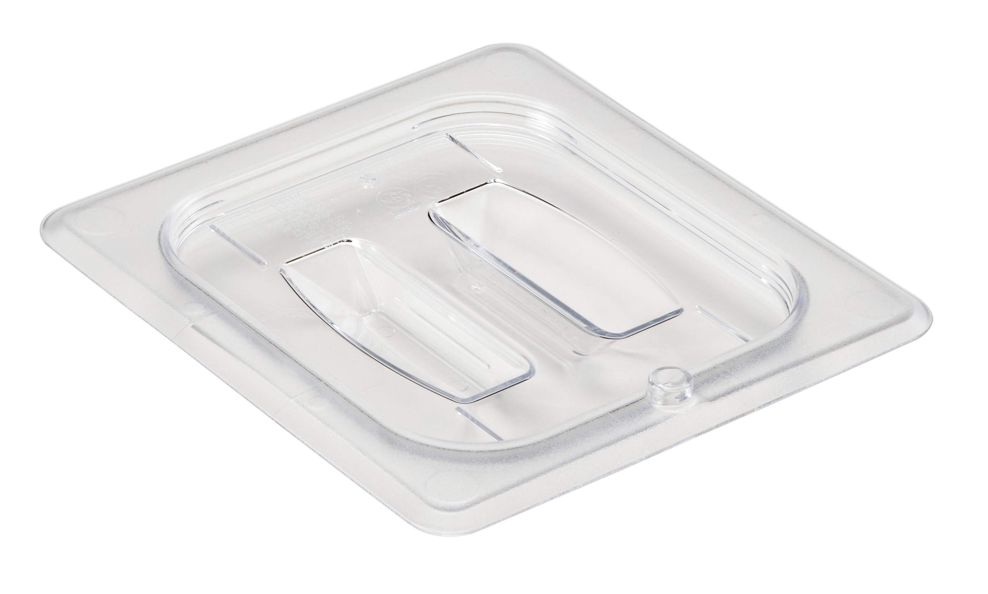 Cambro Camwear® Polycarbonat Gastronorm GN-Behälter -Deckel GN1/6 mit Griff, 6 Stück im Karton - 60CWCH135