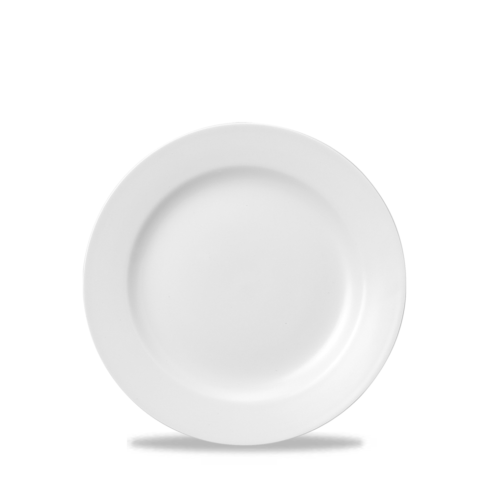 Churchill Super Vitrified Classic White Classic Flache Teller 16,5 cm, 24 Stück, Weiß, Rund