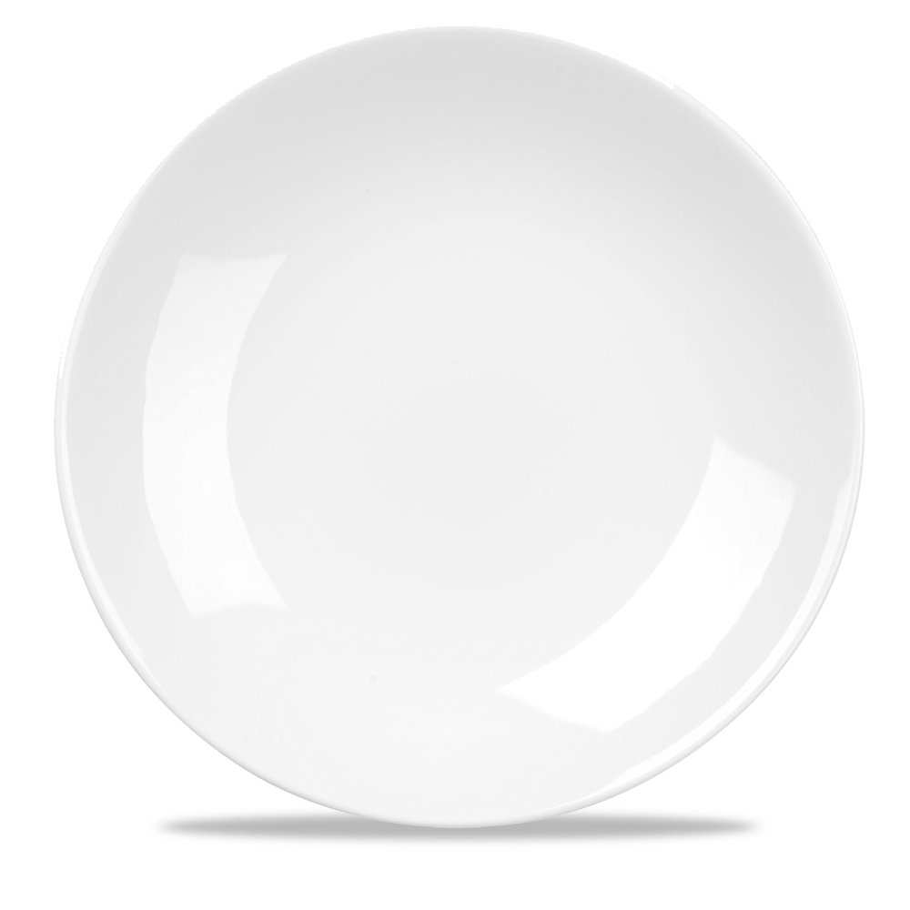 Churchill Alchemy Balance - Weiße Teller Coup 30,5cm, 6 Stück