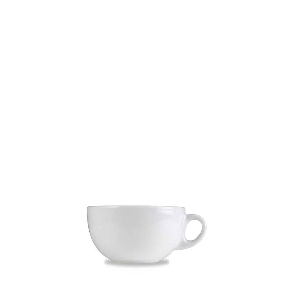 Churchill Art De Cuisine Cappuccino Tasse, 19,9Cl, 6 Stück, Weiß, Rund