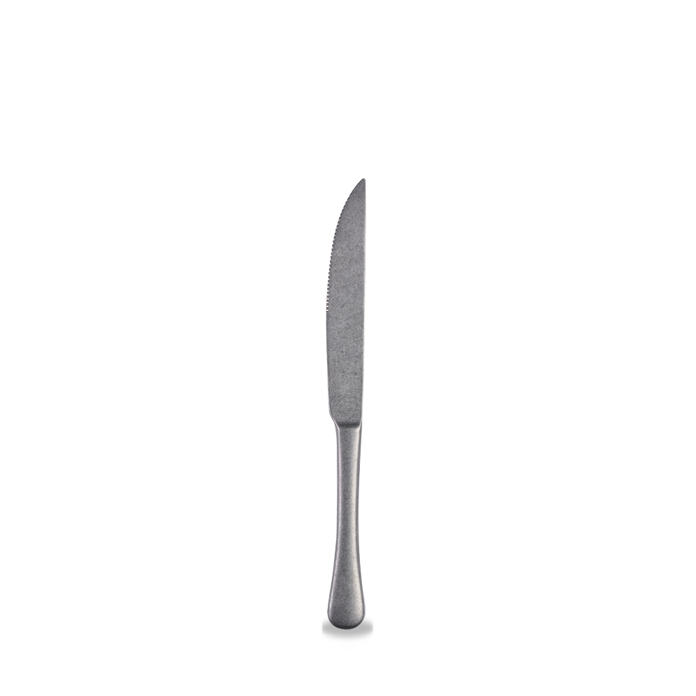 Churchill Cutlery Tanner Vintage Edelstahl Steakmesser 23,6cm 8mm, 12 Stück