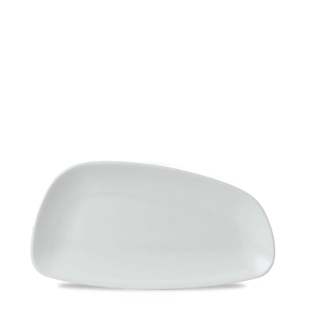 Churchill Super Vitrified Chefs Geo Platte Weiß 30x15.5cm, 12 Stück