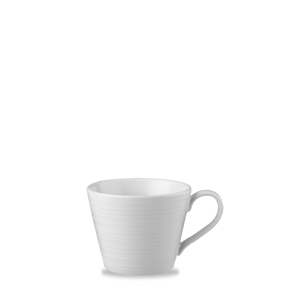 Churchill Rustics Snug Becher, 35,5Cl, 6 Stück, Weiß, Rund