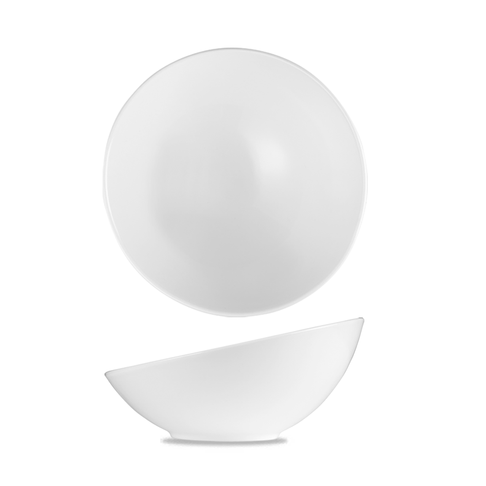 Churchill Art De Cuisine Salatschale, 80Cl / 21,5Cm, 6 Stück, Weiß, Rund