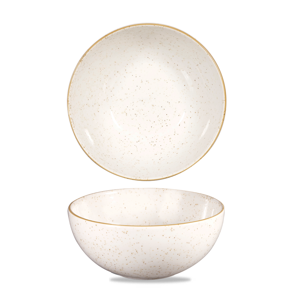 Churchill Super Vitrified Stonecast Barley White Bowl 18.30cm/107.5cl, 6 Stück