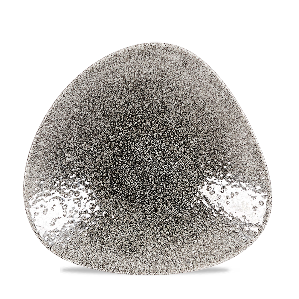 Churchill Super Vitrified Studio Prints Raku Quartz Black Bowl Dreieckig 27.2X26.7Cm, 12 Stück