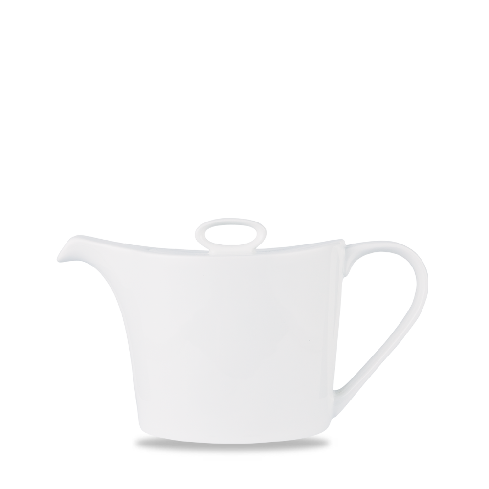 Churchill Alchemy Ambience Teekanne 71Cl, 6 Stück, Weiß, Oval
