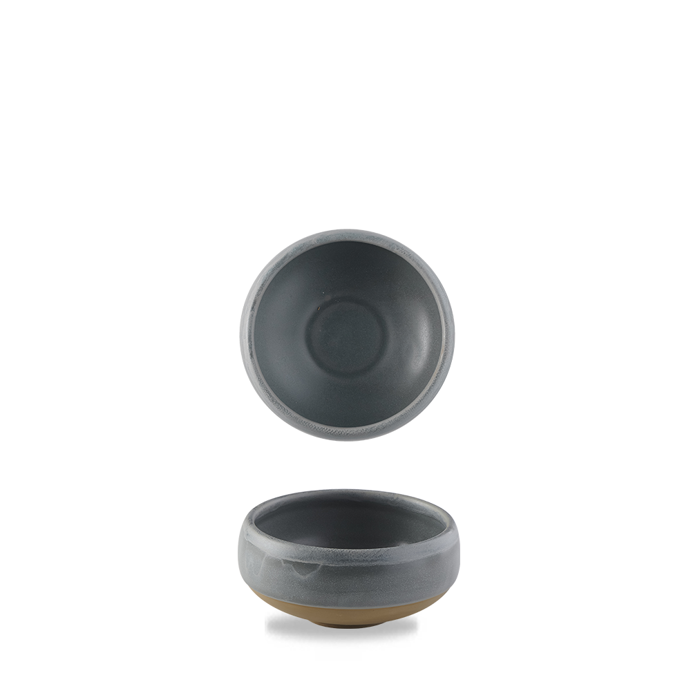 Churchill Super Vitrified Emerge Seattle Grey Schale 12cm H: 5,9cm/45,4cl, 12 Stück, Rund