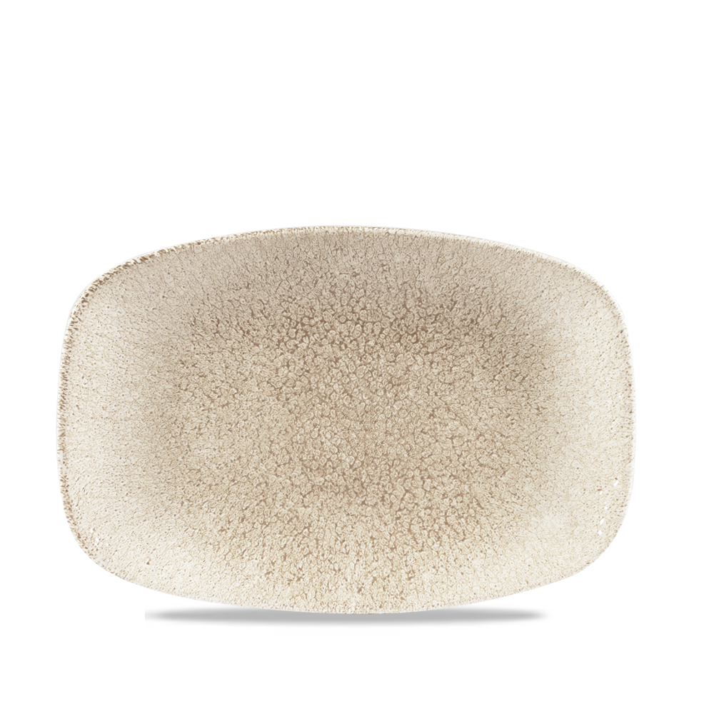 Churchill Super Vitrified Studio Prints Raku Agate Grey Chefs Oblong Platte 23.7X15.7Cm, 12 Stück