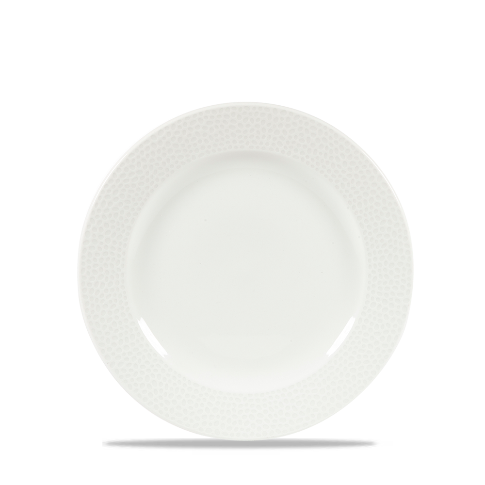 Churchill Isla Super Vitrified Flache Teller 17cm, 12 Stück, Weiß, Rund