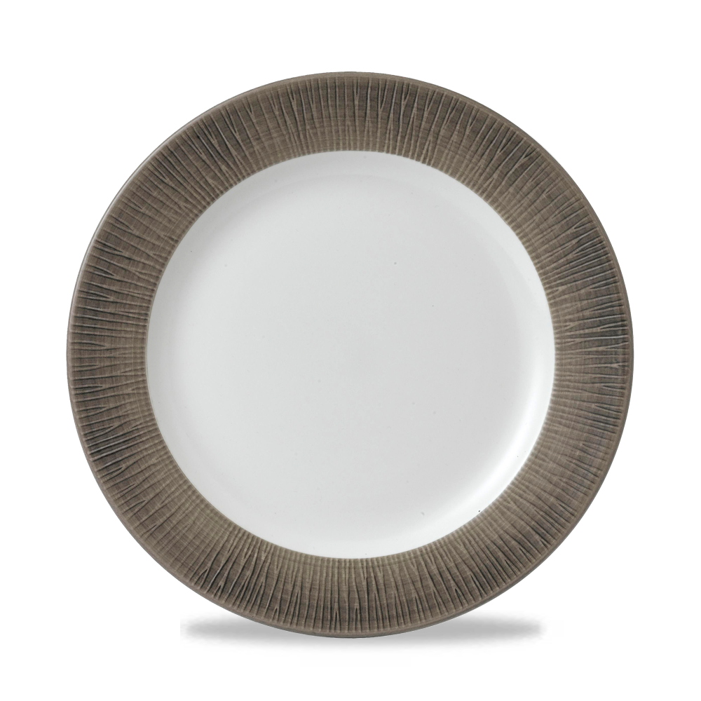 Churchill Bambus Spinwash Dämmerung Flacher Teller 26,1 cm, 12 Stück
