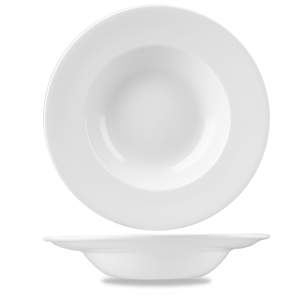 Churchill Profil Weiß Teller Tief 27,7cm, 12 Stück