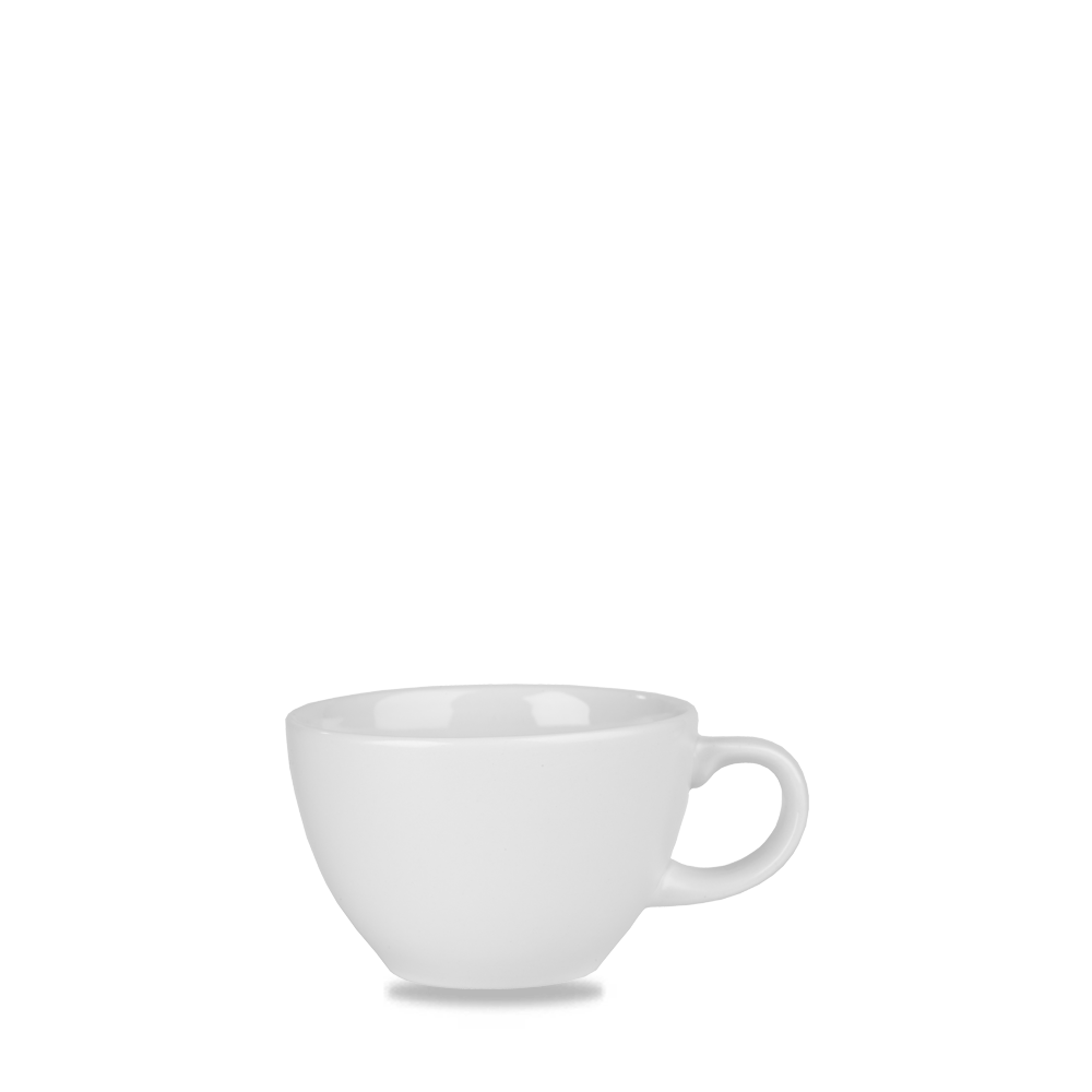 Churchill Profil Super Vitrified Kaffee/Teetasse 22,72Cl, 12 Stück, Weiß, Rund