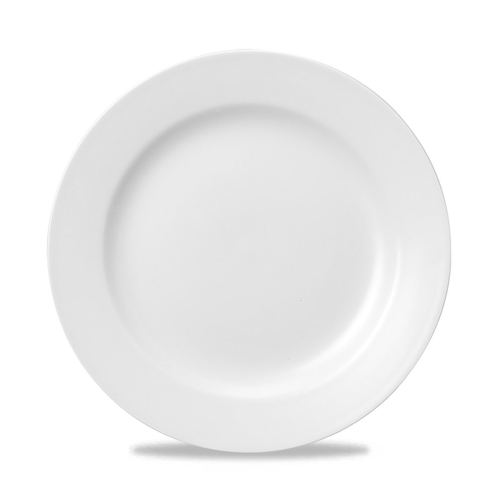 Churchill Super Vitrified Klassik Weiß Flacher Teller 25,4 cm, 24 Stück, Rund