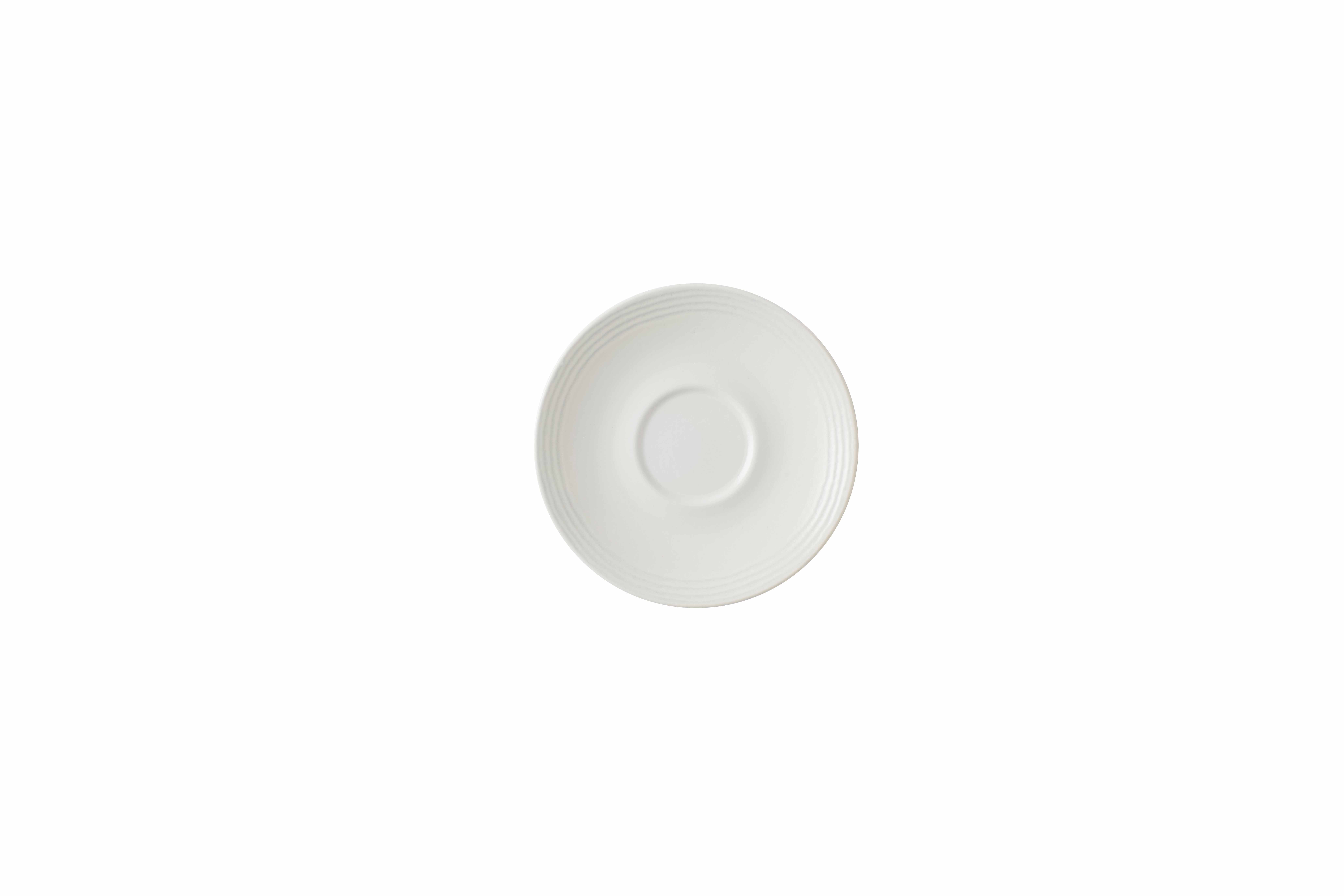 Dudson Cappuccino Untertasse 15,6cm Rund Weiß 12 Stück
