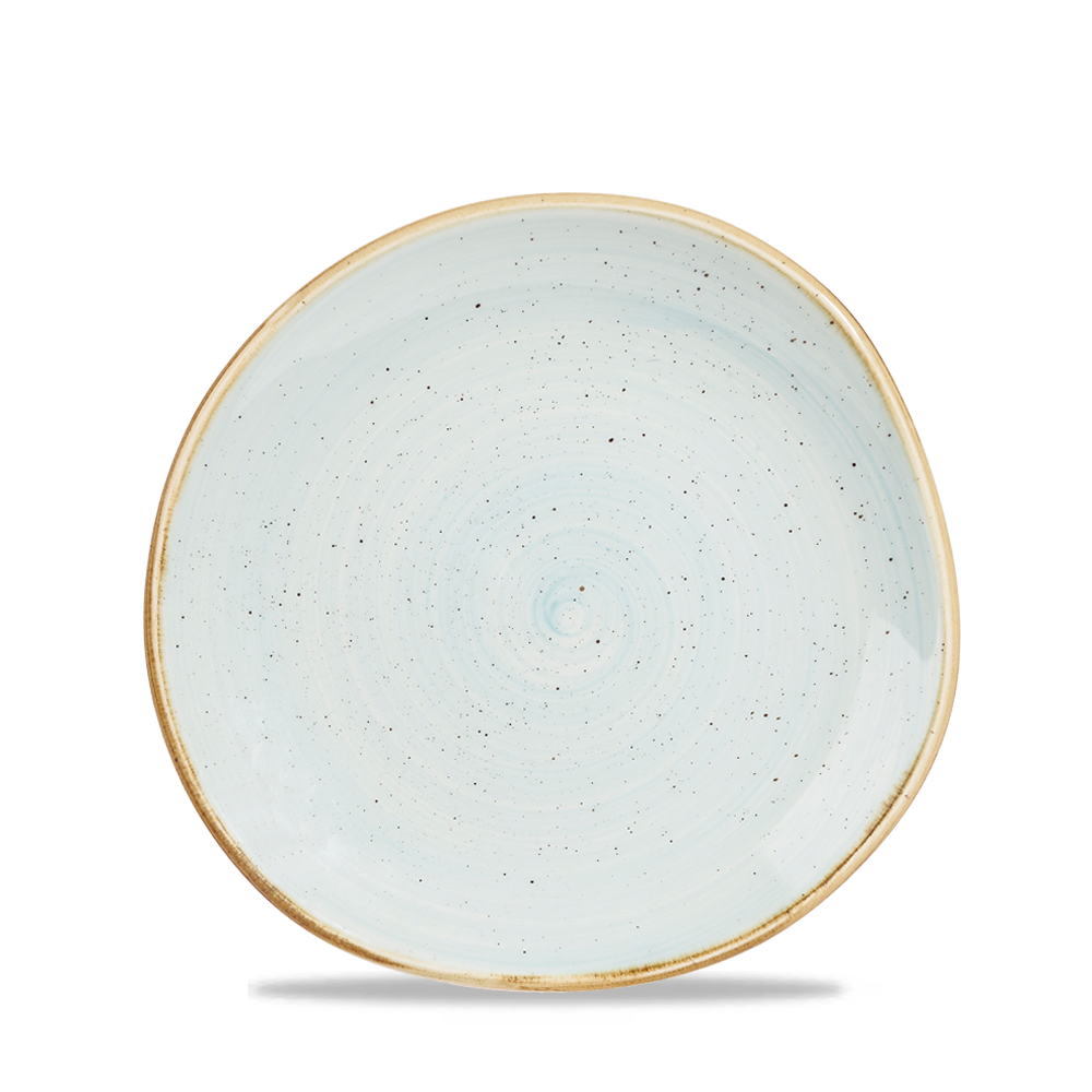 Churchill Super Vitrified Stonecast Duck Egg Teller Coup 18,6cm, 12 Stück