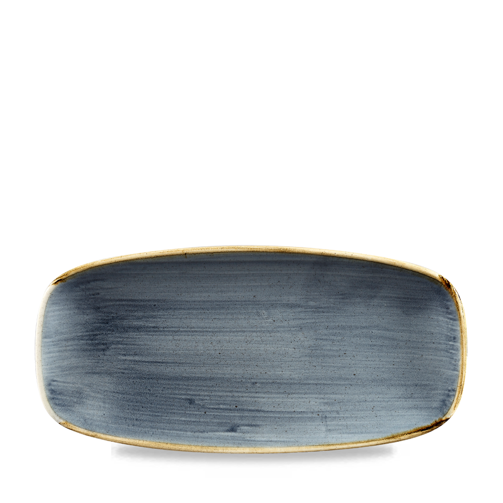 Churchill Super Vitrified Stonecast Blueberry Chefs Oblong Platte 26.9X12.7Cm, 12 Stück