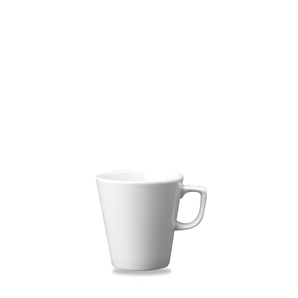 Churchill Super Vitrified Snack Attack White Kaffeetasse 22,4Cl, 24 Stück, Weiß, Rund