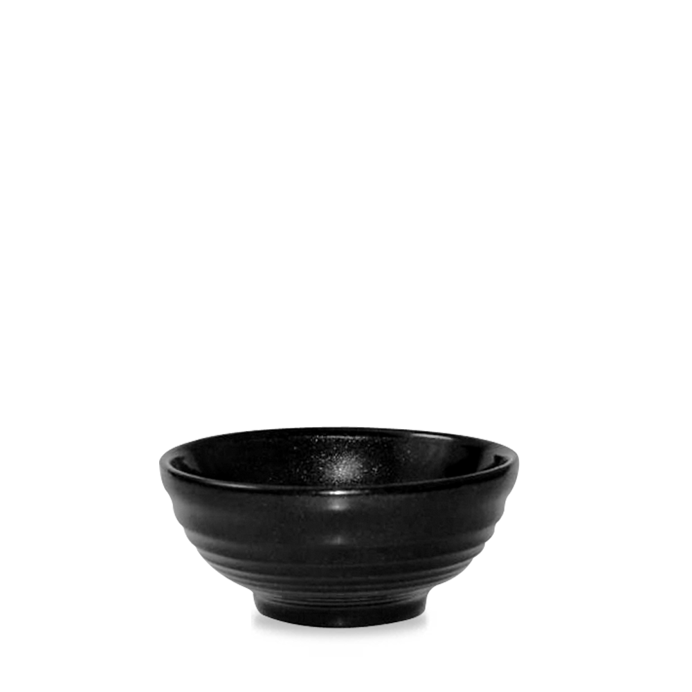 Churchill Super Vitrified Wave Bowl 12cm/28cl, 12 Stück, Onyx