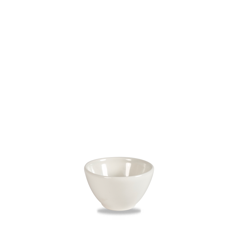 Churchill Super Vitrified Profil Dip Schale Weiß 5,68Cl, 12 Stück, Rund