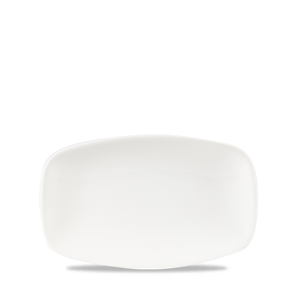 Churchill Super Vitrified X² White Chefs Oblong Platte 20 x 12,1 cm, 12 Stück, Weiß, Rechteck