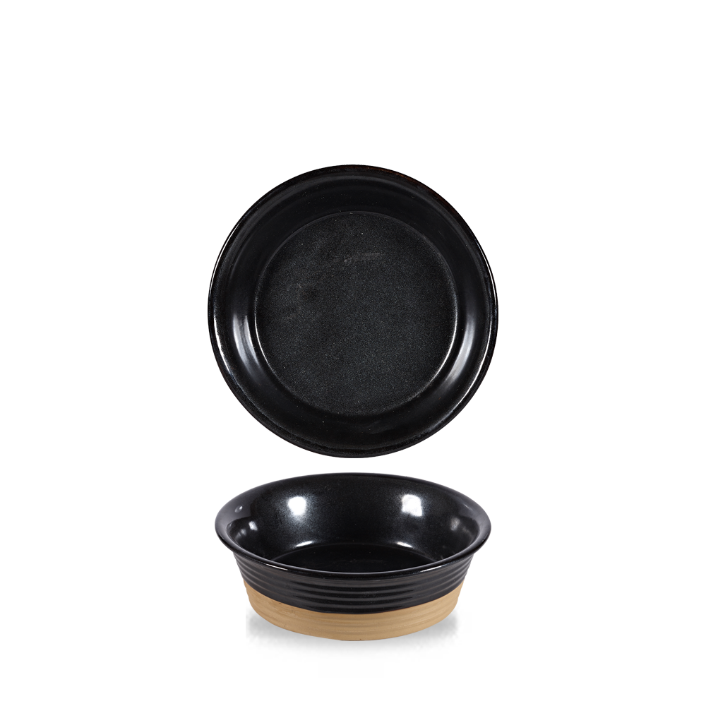 Churchill Igneous Kuchenform Schwarz 55Cl / 16Cm, 6 Stück