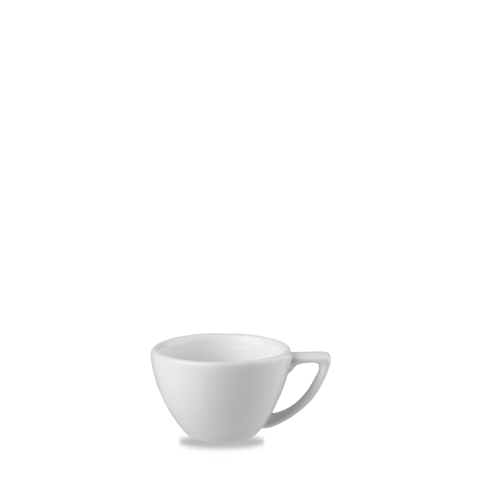 Churchill Ultimo Espresso Tasse 9Cl, 12 Stück, Weiß, Rund