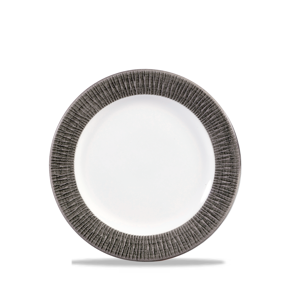 Churchill Super Vitrified Bambus Spinwash Dämmerung Teller Flach 17cm, 12 Stück