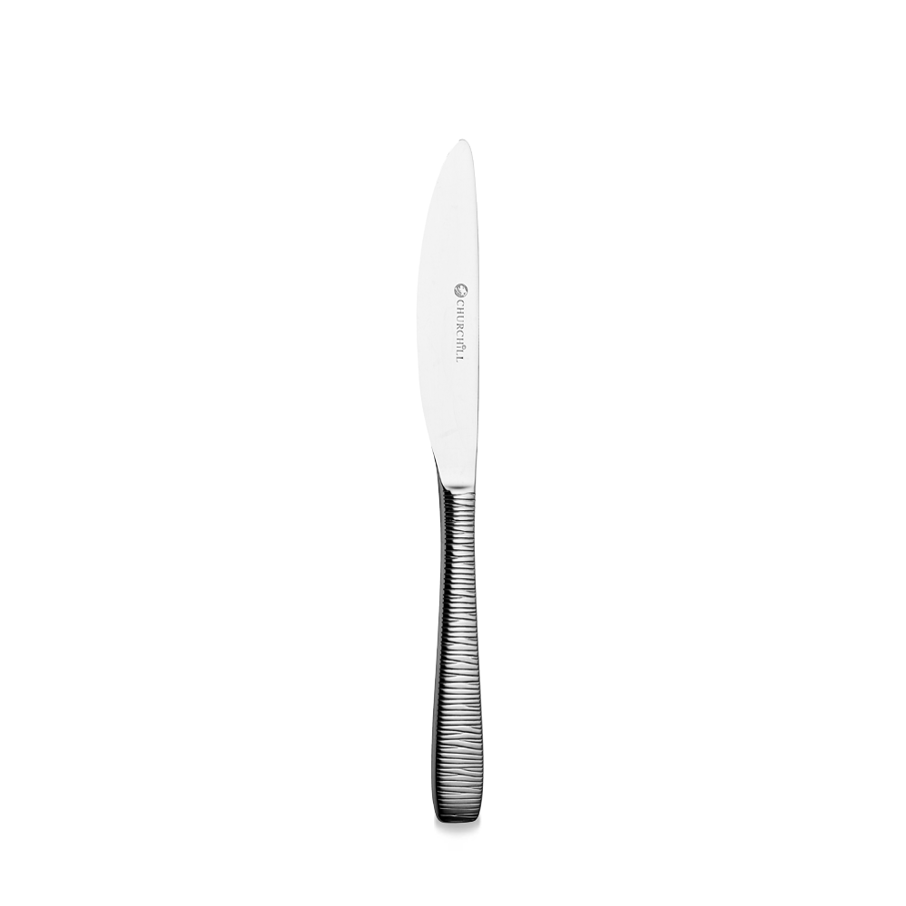 Churchill Besteck Bambus Bambus Dessertmesser 20,8 cm 7,5 mm, 12 Stück Silber