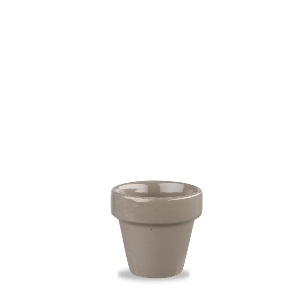Churchill Super Vitrified Pebble Blumentopf 6,7cm / 11,4cl, 12 Stück
