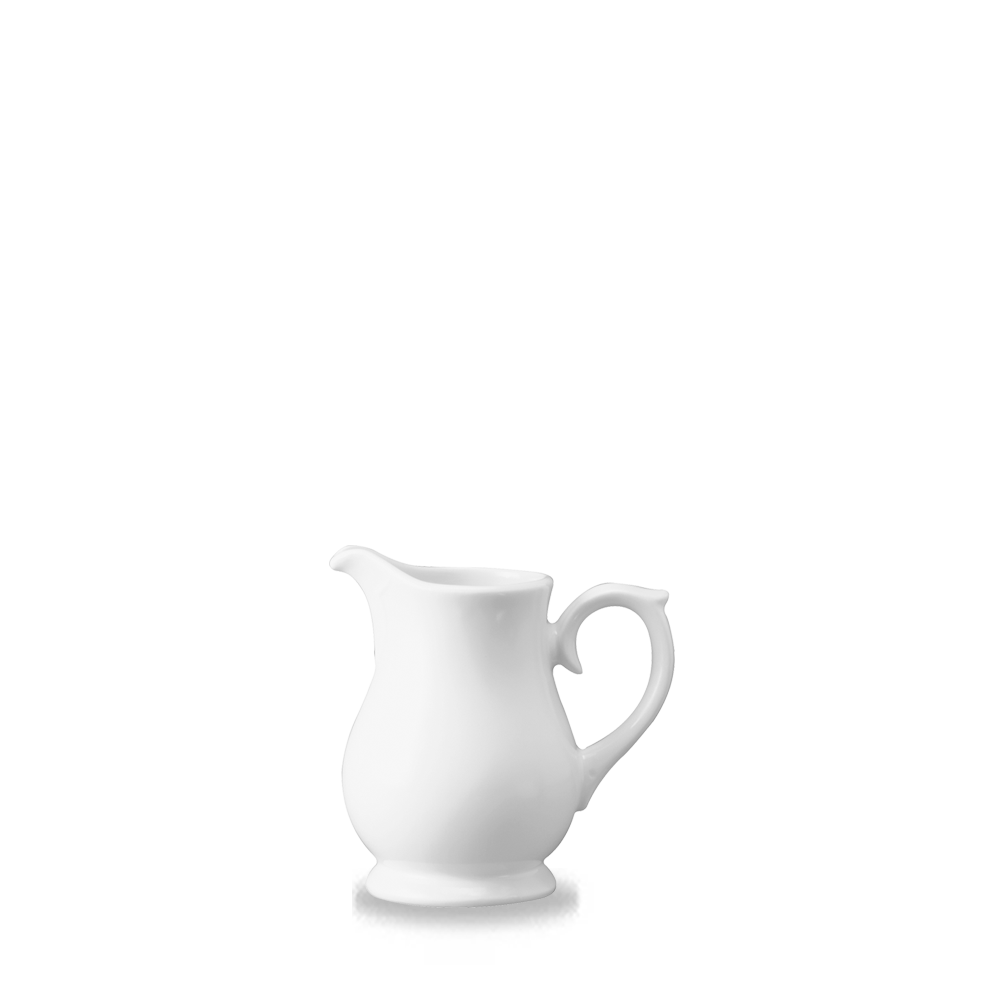 Churchill Super Vitrified White Holloware White Sandringham Gießer 14Cl, 4er Set, weiß, rund