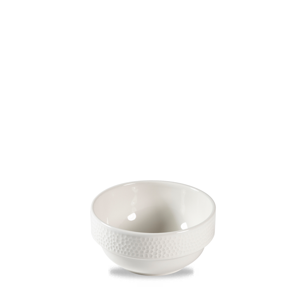 Churchill Isla Schale, stapelbar, 11,5 cm / 36 cl, 6 Stück, weiß, rund
