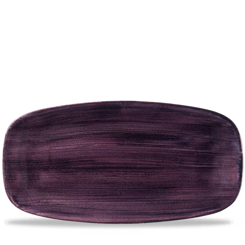 Churchill Super Vitrified Stonecast Patina Dusky Purple Platte Rechteckig 35.5X18.9Cm, 6 Stück