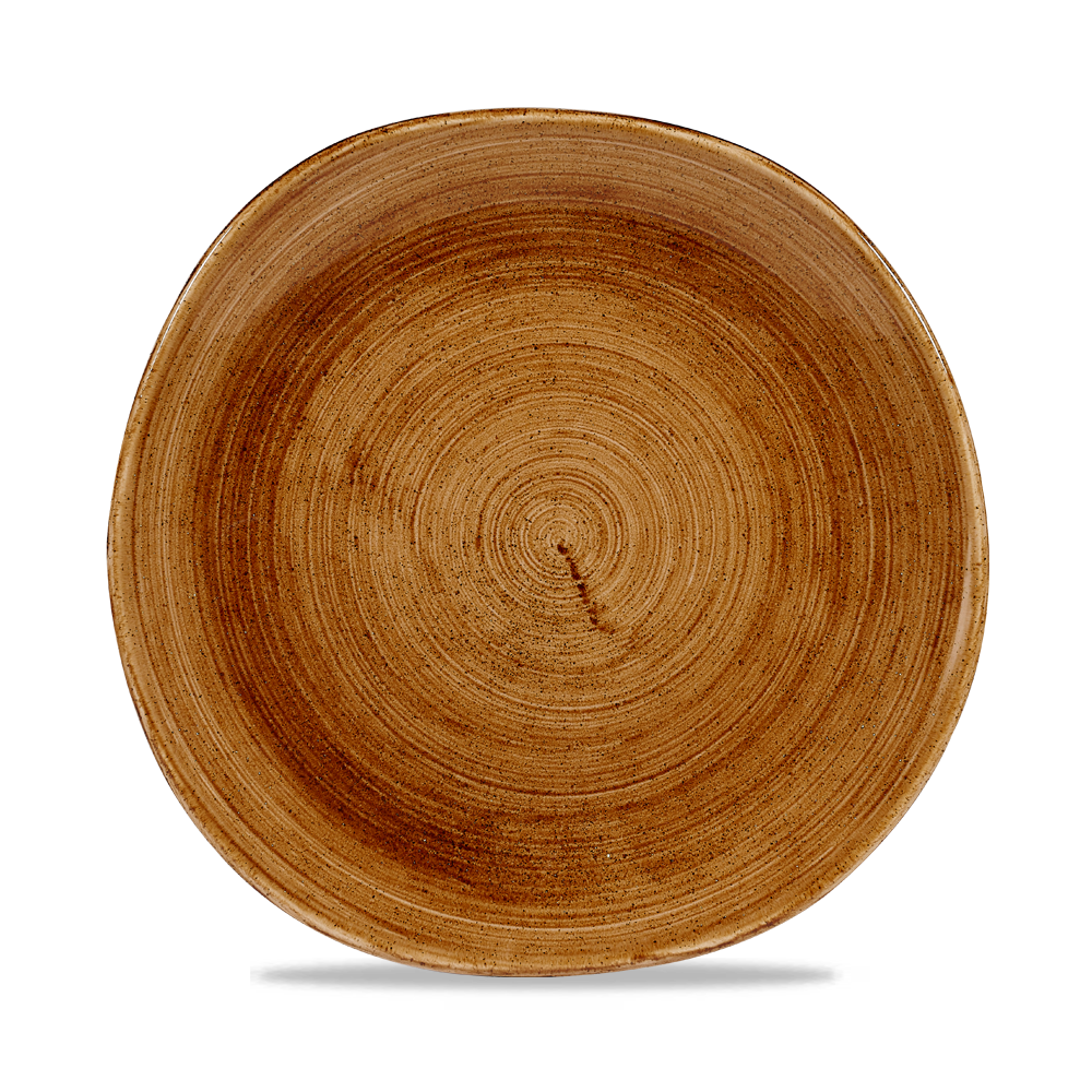 Churchill Super Vitrified Stonecast Patina Vintage Copper Teller 26,4cm, 12 Stück