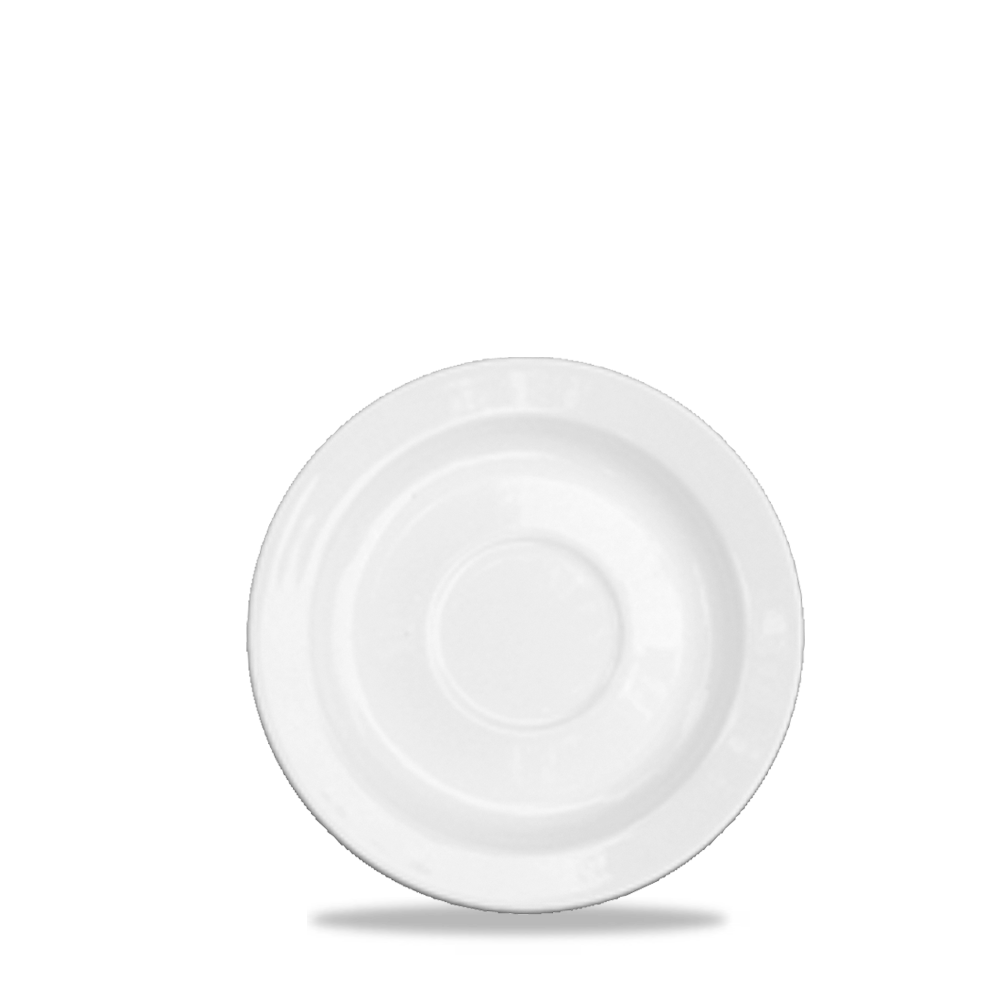 Churchill Alchemy Untertasse 15cm, 24 Stück, Weiß, Rund