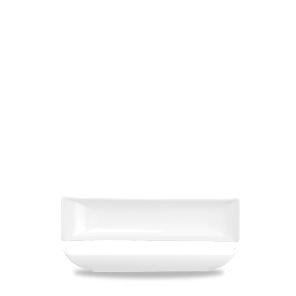 Churchill Alchemy Balance White Buffet Tablett 29cm, 6 Stück, Rechteck