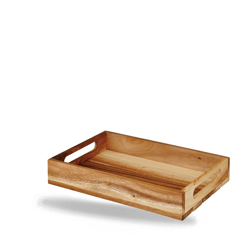 Churchill Buffetscape Wood Natur 30X20X4,8Cm Holzbox, 4 Stück