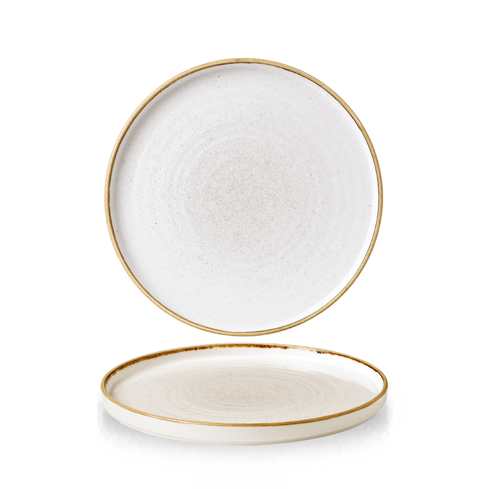 Churchill Super Vitrified Stonecast Barley White Teller 21cm, 6 Stück