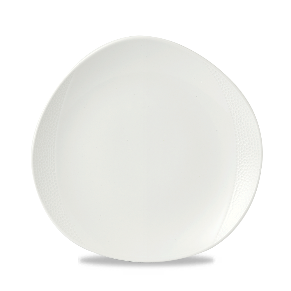 Churchill Isla Organi. Flacher Teller, 28,6 cm, 12 Stück, weiß, rund