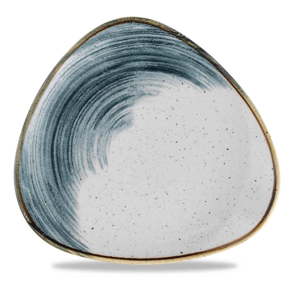 Churchill Super Vitrified Stonecast Accents Blueberry Dreiecksteller 26.5cm, 12 Stück