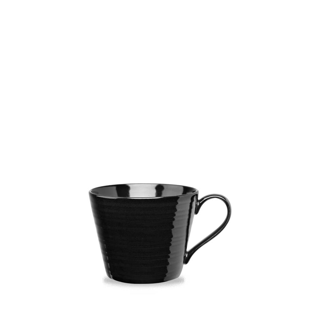 Churchill Rustics Snug Becher Schwarz 35,5Cl, 6 Stück