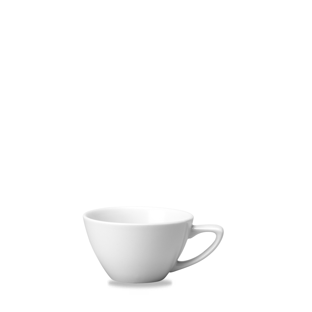 Churchill Ultimo Cappuccino Tasse 18,46Cl, 24 Stück, Weiß, Rund