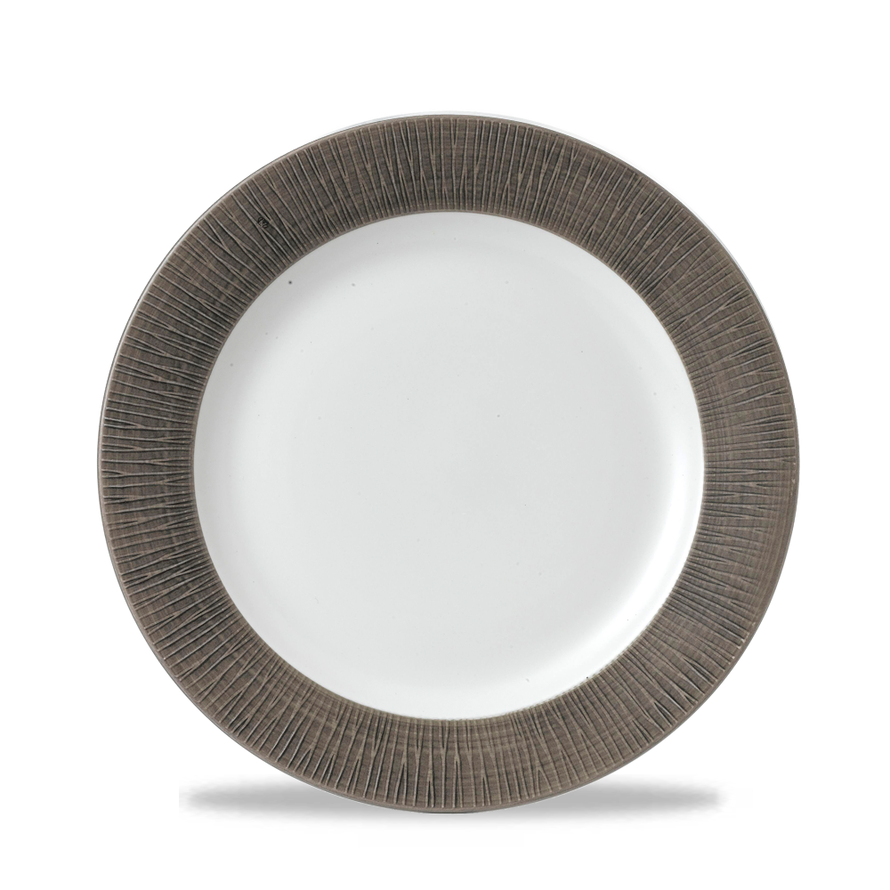 Churchill Bambus Spinwash Dämmerung Flacher Teller 23,4cm, 12 Stück