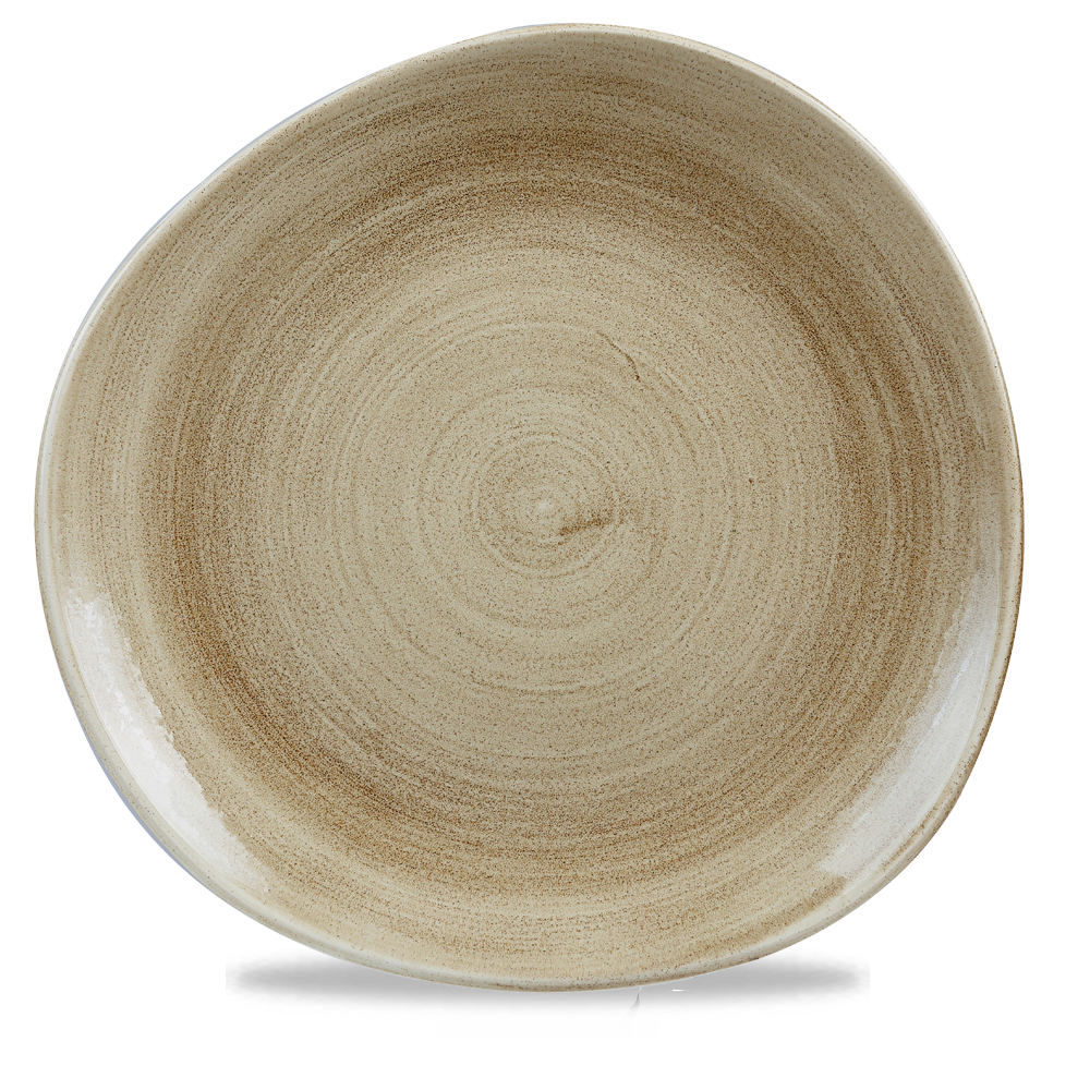 Churchill Super Vitrified Stonecast Patina Antique Taupe Teller 28,6cm, 12 Stück